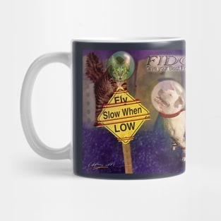 Postcard from the Future Hovering in Temporal Paradox Mug